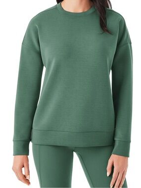 Member's Mark Luxe Crewneck in Sage Green & Flare Legging Set